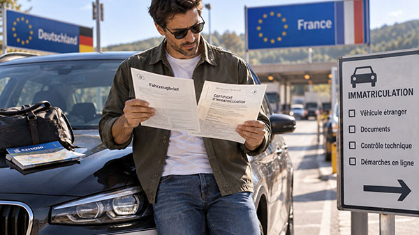 Voiture achetée en Allemagne ou dans l’Union européenne : comment l’immatriculer en France ?