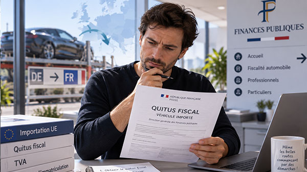 Quitus fiscal : pourquoi est-il demandé pour certains véhicules importés et comment l’obtenir ?